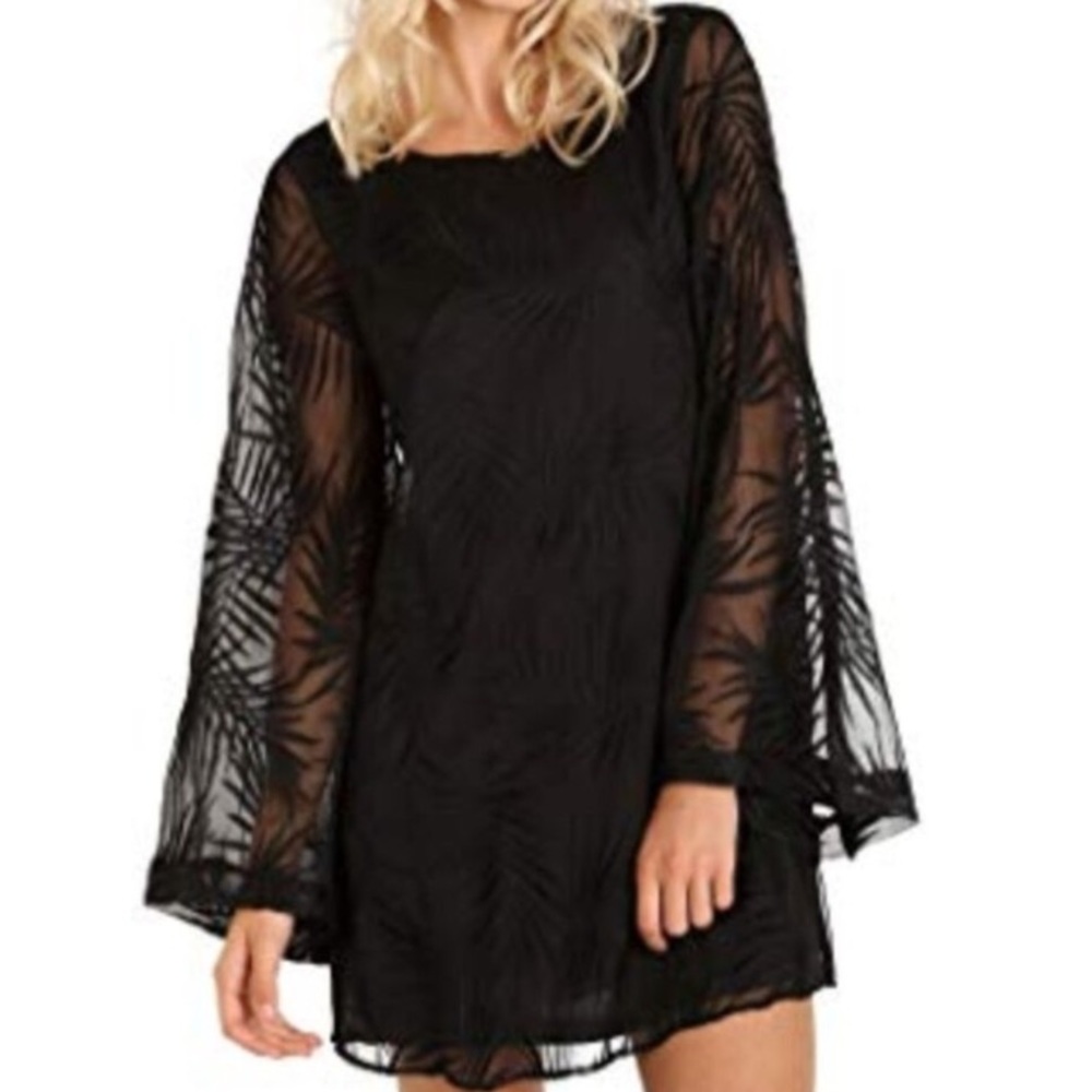 NWT Show Me Your Mumu Knockout Dress ~ in Leaft Luxe Black